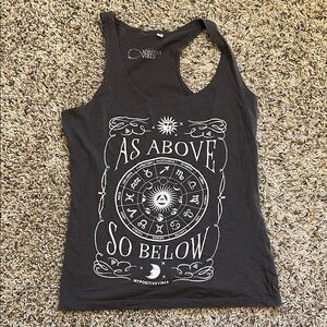 Black Zodiac Tank Top